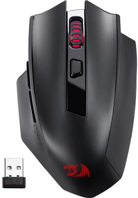 Мышь беспроводная REDRAGON WOKI черный оптическая игровая USB+Bluetooth 71523