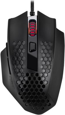 Игровая мышь REDRAGON BOMBER чёрная (USB, Pixart P3327, Huano, 6 кн., 12400 Dpi, RGB подсветка)
