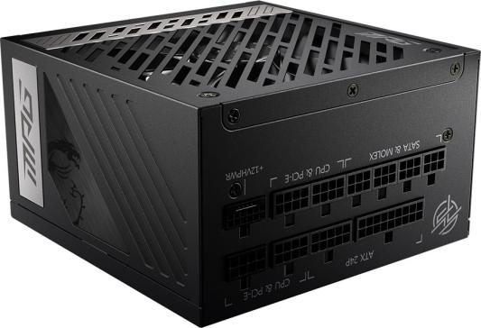 Блок питания ATX 1000 Вт MSI MPG A1000G 80+ Gold Full modularATX 3.0 PCIE5 RTL (306-7ZP7C11-CE0)