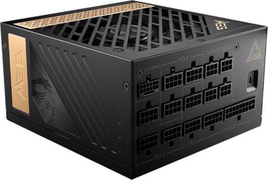 Блок питания ATX 1300 Вт MSI MEG Ai1300P 80+ Platinum Full modularATX 3.0 PCIE5 RTL (306-7ZP4A11-CE0)