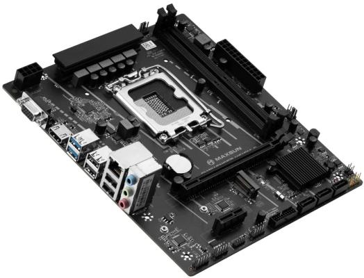 Материнская плата Maxsun Challenger H610M-D Socket 1700 H610 2xDDR4 1xPCI-E 16x 1xPCI-E 1x 3xSATA III mATX Retail MS-CHALLENGER H610M-D