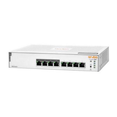 JL811A HPE Коммутатор Aruba Instant On 1830 8G Web-managed  4p Class4 PoE 65W fanless Switch