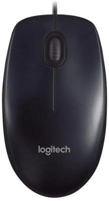Мышь проводная Logitech M90 чёрный USB