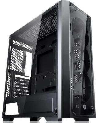 AGOS TG (120x120x25 black fan at rear; Tempered glass appearance design; Support up to E-ATX; Compatible with ATX PSU; 4mm Tempered Glass; USB3.0*1 + USB2.0*2 +HD AUDIO)