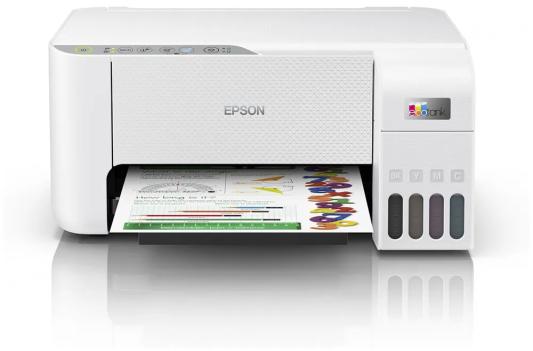 МФУ струйное Epson EcoTank L3256 (A4, принтер/сканер/копир, 5760x1440dpi, 33чб/15цв. ppm, СНПЧ, Wi-Fi, USB) C11CJ67524