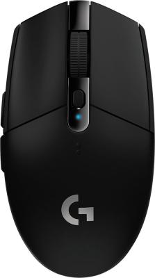 Мышь беспроводная Logitech G304 черный USB + радиоканал