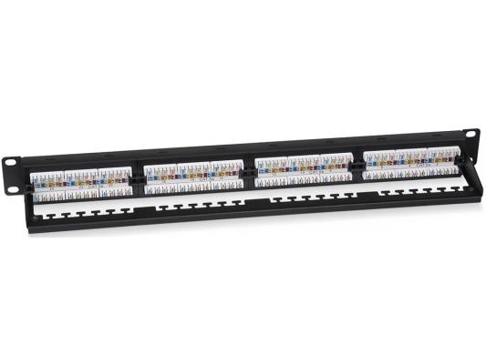 Cabeus PL2-24-Cat.5e-Dual IDC Патч-панель 19" (1U), 24 порта RJ-45, категория 5e, Dual IDC, с задним кабельным организатором, new