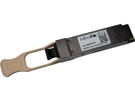 Трансивер MikroTik XQ+85MP01D оптич. QSFP28 SM 100Гбит/с Tx:850нм Rx:850нм до 0.1км