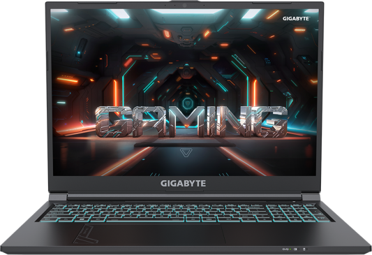 Ноутбук 16" Gigabyte G6 KF-H3KZ853SH 1920x1200 Intel Core i7-13620H SSD 512 Gb 16Gb WiFi 6 Bluetooth 5.2 NVIDIA GeForce RTX 4060 8Gb черный Windows 11 Home