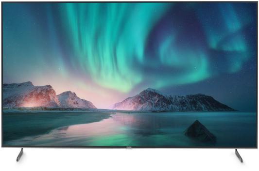 Телевизор LED 85" Hyundai H-LED85BU7007 черный 3840x2160 60 Гц Wi-Fi Smart TV 4 х HDMI 2 х USB RJ-45 Bluetooth
