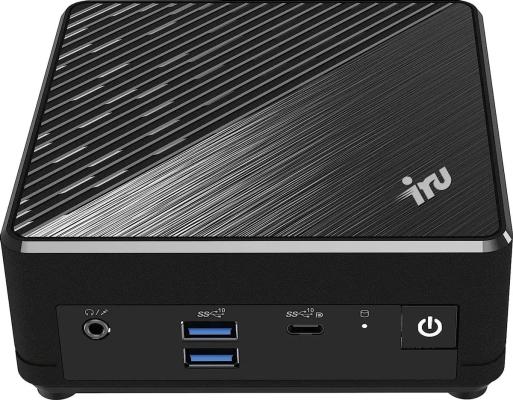 Неттоп IRU 11N1MS N100 (0.8) 8Gb SSD256Gb UHDG Free DOS GbitEth WiFi BT 65W черный (1992626)