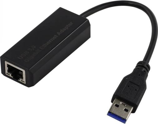 Кабель-адаптер ExeGate EXE-735U3-45 (USB3.0 --> 1xRJ45 UTP 1000Mbps, Axis Chipset AX88179)