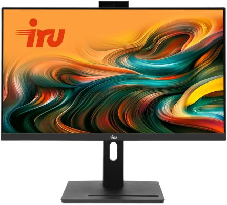 Моноблок 23.8" iRu 23IM 1920 x 1080 Intel Core i3-1215U 8Gb SSD 256 Gb Intel UHD Graphics DOS черный 1972059 1972059