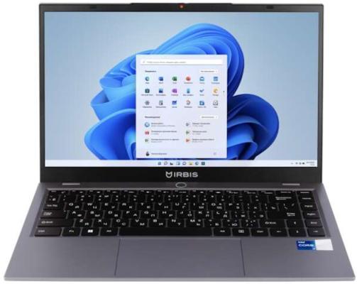 Ноутбук Irbis 14NBP3004 14" 1920x1080 Intel Core i7-1255U SSD 512 Gb 16Gb WiFi (802.11 b/g/n/ac/ax) Bluetooth 5.2 Intel Iris Xe Graphics серый Windows 11 Professional 14NBP3004