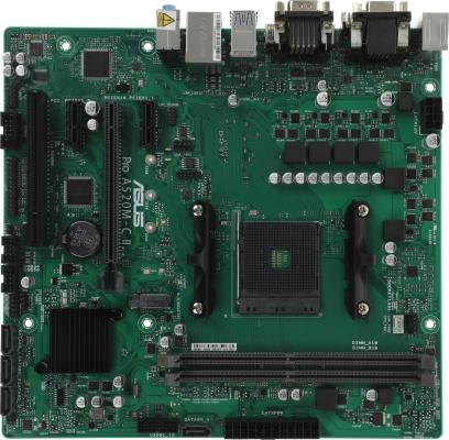Материнская плата Asus PRO A520M-C II/CSM Soc-AM4 AMD A520 2xDDR4 mATX AC`97 8ch(7.1) GbLAN RAID+VGA+DVI+HDMI+DP
