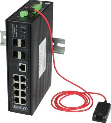 Коммутатор Osnovo SW-80804/ILS управляемый