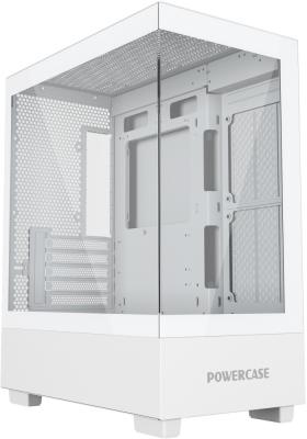Powercase Vision Micro M, Tempered Glass, белый, mATX  (CVMMW-L0)