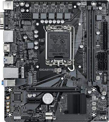 Материнская плата GigaByte H610M S2H V3 DDR4 Socket 1700 H610 2xDDR4 1xPCI-E 16x 1xPCI 4xSATA III mATX Retail H610M S2H V3 DDR4