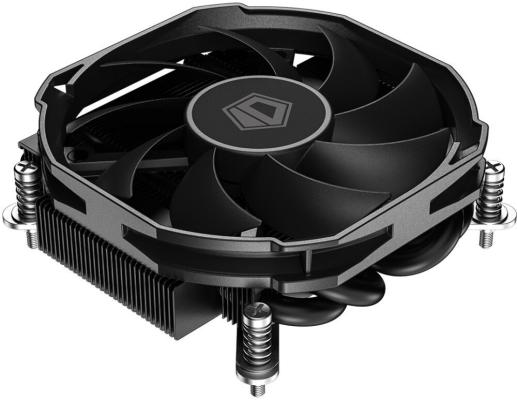 Cooler ID-Cooling IS-30i BLACK LGA1851/1700/1200/115X низкопрофильный высота 30mm (36шт/кор, TDP 100W, PWM, 4 тепл.трубки прямого контакта, FAN 92mm) BOX