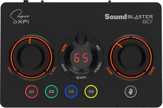 Звуковая карта USB Creative Sound BlasterX GC7 (Super X-Fi Ultra DSP) 7.1 Ret