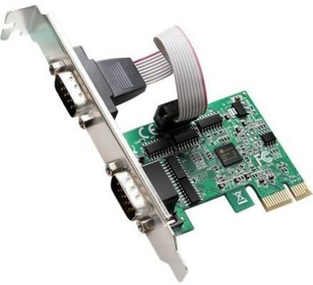 KS-is KS-575 Контроллер PCIe COM RS232 x 2
