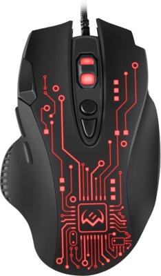 Мышь проводная Sven RX-G715 черный оптическая игровая USB SV-019938