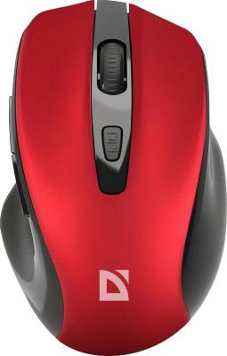 Defender Мышь беспроводная оптическая Prime MB-053, USB, 800/1200/1600 dpi, красный.