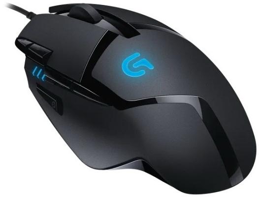 Мышь проводная Logitech Hyperion Fury G402 черный оптическая игровая USB 910-004070