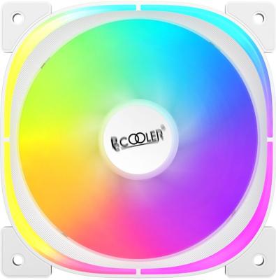 Вентилятор для корпуса PCCooler EF120 ARGB W 120x120x25мм (4pin PWM + 3pin ARGB, 600-1500 об/мин) Retail