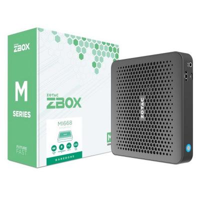 Неттоп Zotac ZBOX MI668 Intel i7-1360P (4P+8E/16T) Iris Xe Graphics 32Gb DDR5 SSD1Tb 2xGbitEth Wi-Fi 6E Free DOS черный