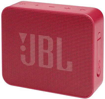 Портативная акустика JBL GO Essential красный (1 x 3.1 Вт, Bluetooth, micro USB, IPX7, JBLGOESRED)
