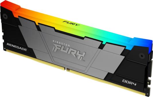 Оперативная память для компьютера 32Gb (1x32Gb) PC4-28800 3600MHz DDR4 DIMM CL18 Kingston Fury Renegade RGB KF436C18RB2A/32