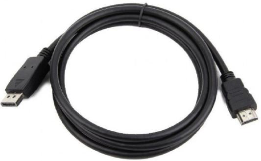 Bion Кабель DisplayPort - HDMI, 20M/19M, однонаправленный конвертор сигнала с DisplayPort в HDMI, 3м, черный [BXP-CC-DP-HDMI-030]