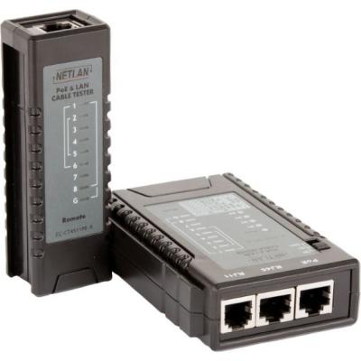 NETLAN Кабельный тестер, RJ45, RJ12, RJ11, PoE EC-CT4511PE