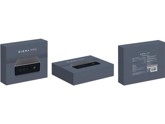 Неттоп Digma Pro Minimax U1 Intel Core i3-1315U (1P+4E/6T) UHD Graphics 16Gb DDR4 SSD512Gb GbitEth Wi-Fi 6 Windows 11 Pro черный