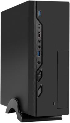 Корпус mATX 450Вт ExeGate MI-208U2-M450 (mini-ITX/mATX, БП M450 с вент. 8см, 1*USB+2*USB3.0, аудио, черный)