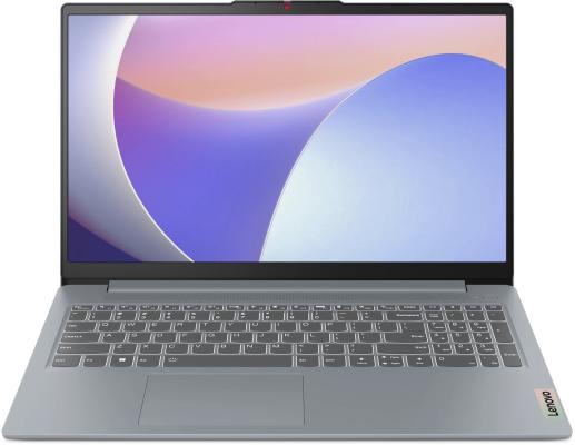 Ноутбук Lenovo IdeaPad Slim 3 15AMN8 15.6" 1920x1080 AMD Ryzen 5-7520U SSD 512 Gb 8Gb Bluetooth 5.1 AMD Radeon Graphics серый DOS 82XQ00EQPS