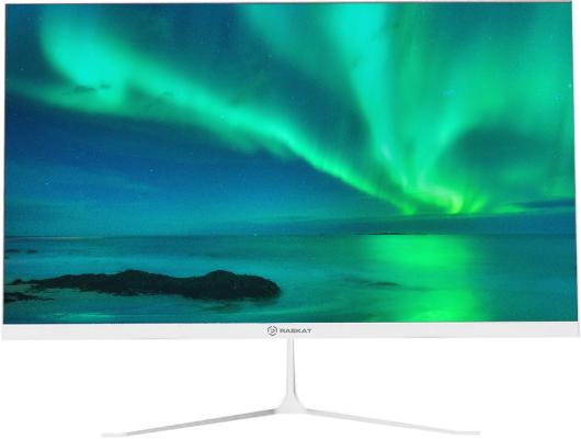 Монитор 23.8" Raskat I24F10DAW белый (IPS, 1920x1080, 4 ms, 100 Гц, 178°/178°, 1000:1, VGA, HDMI, DisplayPort) I24F10DAW