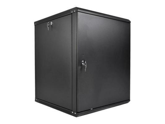 ЦМО Шкаф телекоммуникационный настенный разборный ЭКОНОМ 15U (600  520) дверь металл, цвет черный