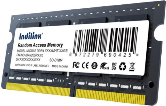 Оперативная память для ноутбука 8Gb (1x8Gb) PC4-25600 3200MHz DDR4 SO-DIMM Unbuffered CL22 Indillinx IND-ID4N32SP08X