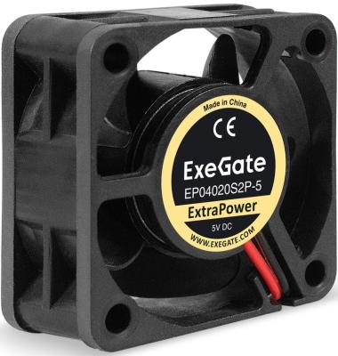 Вентилятор для корпуса ExeGate 5В DC ExtraPower EP04020S2P-5 (40x40x20 мм, Sleeve bearing (подшипник скольжения), 2pin, 7000RPM, 30.5dBA)