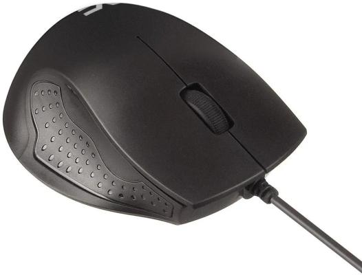 Мышь ExeGate Professional Standard SH-9028 (USB, оптическая, 1000dpi, 3D, 3 кнопки и колесо прокрутки, длина кабеля 1,5м, черная, Color Box)