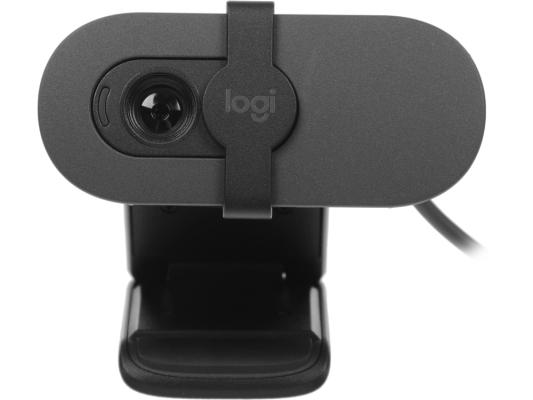 Веб-камера Logitech Brio 90 графитовый 2Mpix (1920x1080) USB Type-C с микрофоном