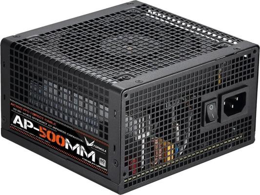 Блок питания ATX 500 Вт Formula ATX 500W AP-500ММ 80 PLUS WHITE (20+4pin) APFC 120mm fan 6xSATA RTL