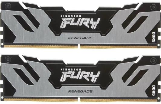 Оперативная память для компьютера 96Gb (2x48Gb) PC5-48000 6000MHz DDR5 DIMM CL32 Kingston Fury Renegade KF560C32RSK2-96