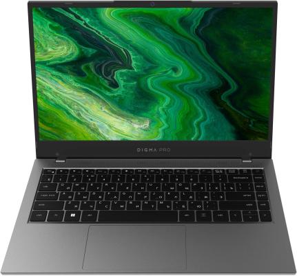 Ноутбук Digma Pro Fortis 14.1" 1920x1080 Intel Core i3-1005G1 SSD 512 Gb 16Gb Bluetooth 5.1 Intel UHD Graphics серый Windows 11 Professional DN14P3-ADXW01