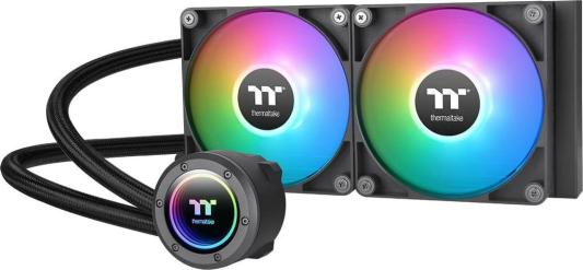 Система охлаждения жидкостная Thermaltake TH240 V2 ARGB ARGB Soc-AM5/AM4/1151/1200/1700 черный 4-pin 25.8dB Al+Cu Ret