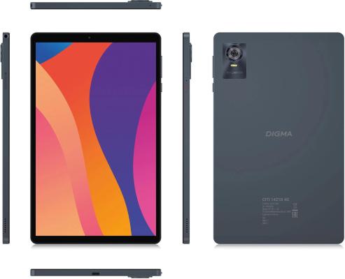 Планшет Digma CITI 1421D 4G T606 (1.6) 8C RAM3Gb ROM64Gb 10.1" In-Cell 1280x800 3G 4G Android 13 серый 8Mpix 5Mpix BT GPS WiFi microSD 1Tb 6000mAh 12hr 80hrs