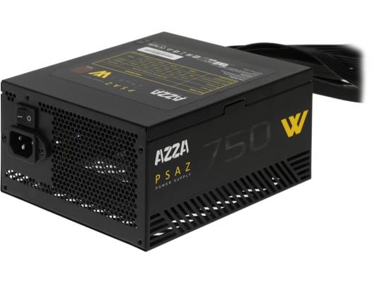 Блок питания ATX 750 Вт Azza PSAZ-750W 80+ Bronze (20+4pin) APFC 120mm fan 5xSATA RTL