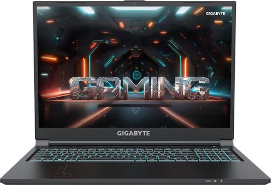 Ноутбук GigaByte G6 16" 1920x1200 Intel Core i7-13620H SSD 1024 Gb 16Gb WiFi (802.11 b/g/n/ac/ax) Bluetooth 5.2 nVidia GeForce RTX 4060 8192 Мб черный DOS KF-H3KZ854KD